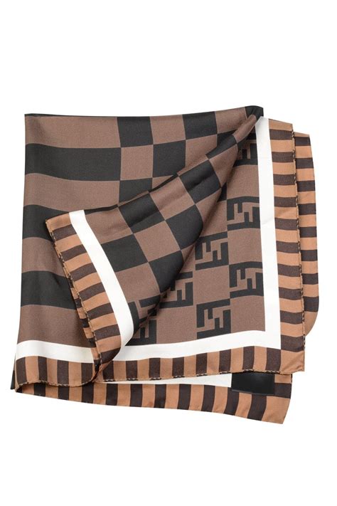 syal fendi|Fendi designer silk scarf.